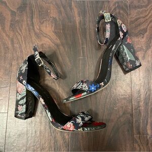 Madden Girl Bella Floral Block Heels